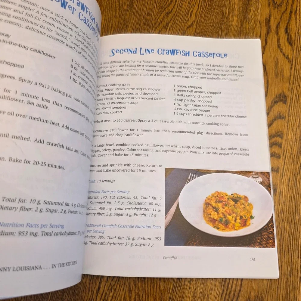 Skinny Louisiana in the Kitchen Shelly Marie Redmond Cajun‎ Creole Cookbook 2017